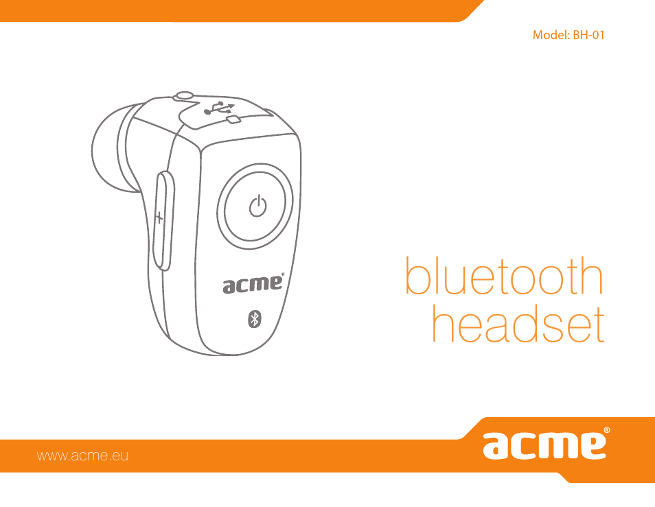 Acme BH-01 User Manual | 92 pages