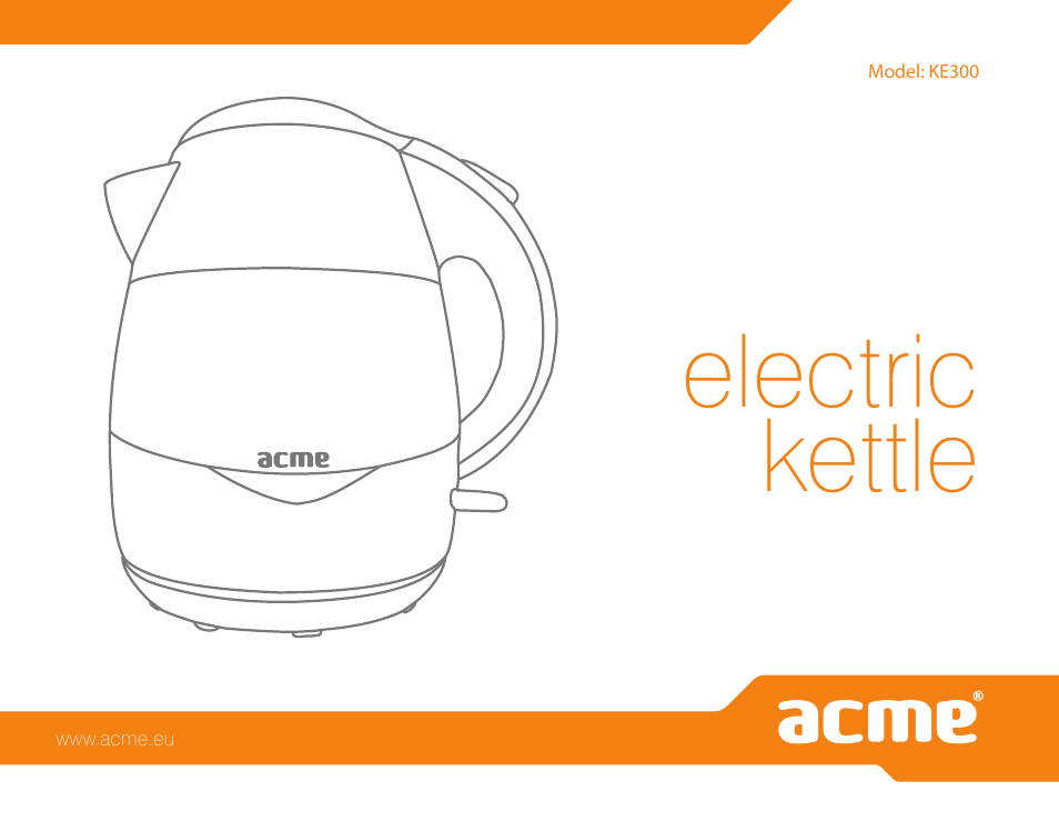 Acme KE300 User Manual | 56 pages