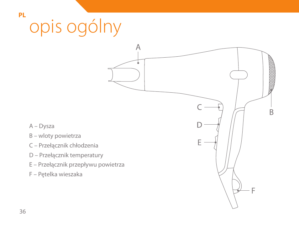 Opis ogólny | Acme HD-210I User Manual | Page 36 / 90