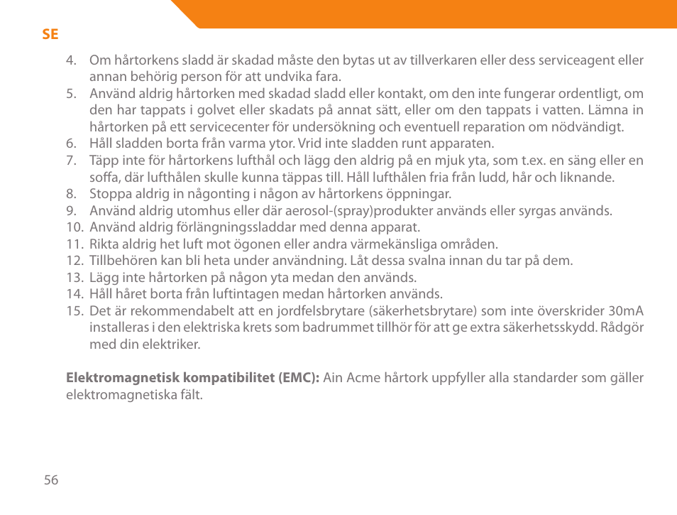 Acme HD-210I User Manual | Page 56 / 90