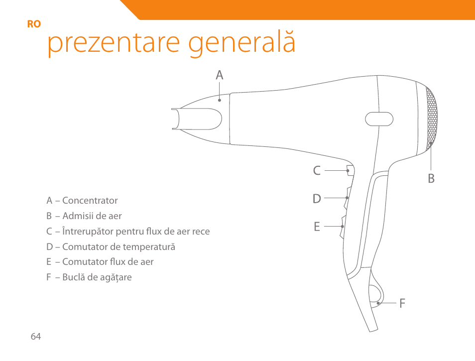 Prezentare generală | Acme HD-210I User Manual | Page 64 / 90