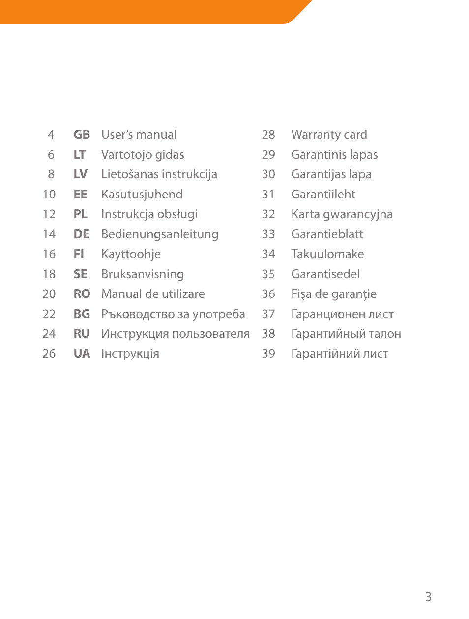 Acme CA03 User Manual | Page 3 / 40