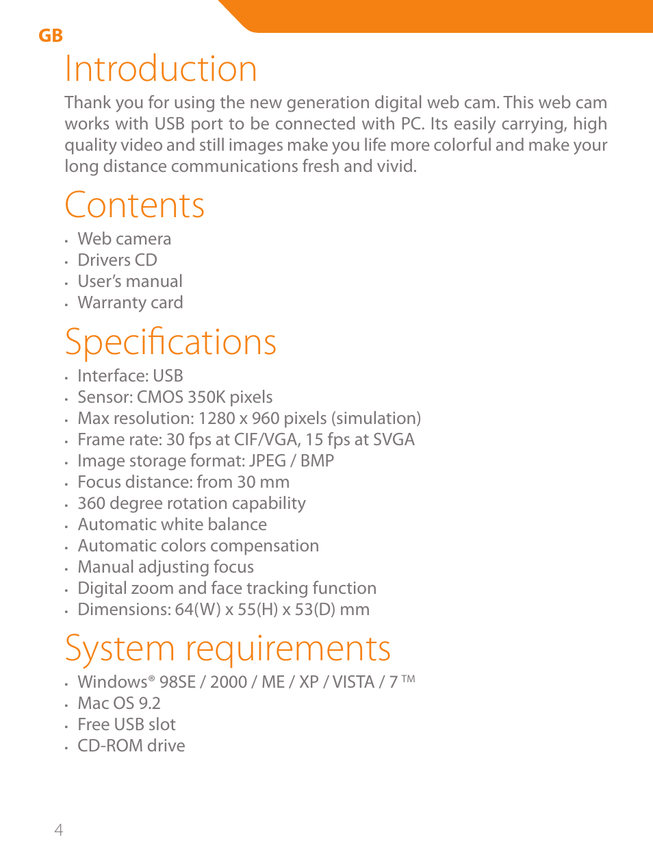 Acme CA03 User Manual | Page 4 / 40