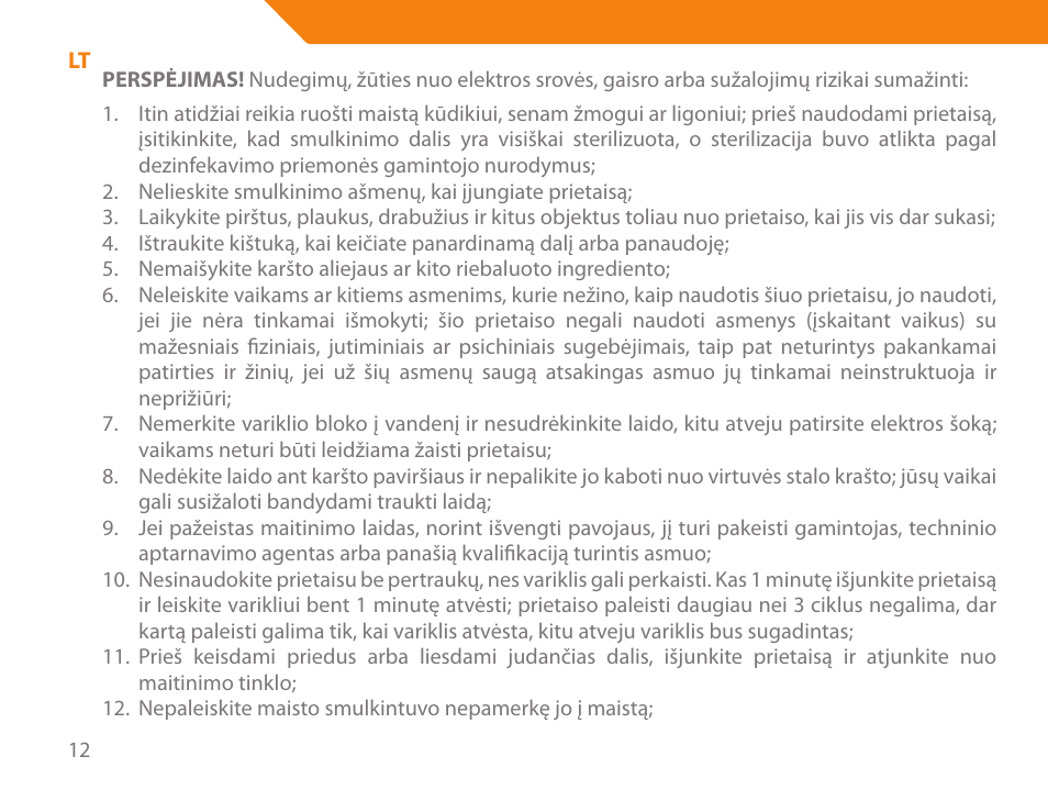 Acme BE-100 User Manual | Page 12 / 88