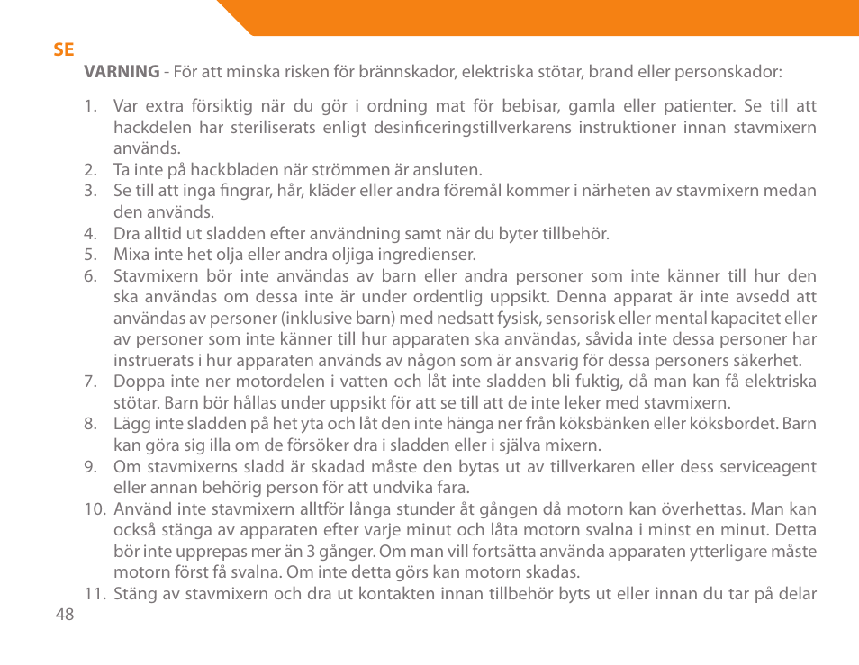 Acme BE-100 User Manual | Page 48 / 88