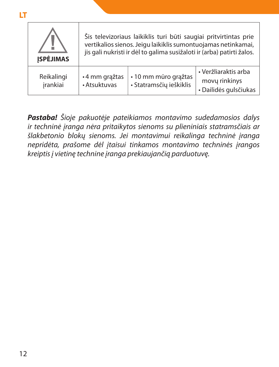 Acme PLB114S User Manual | Page 12 / 100