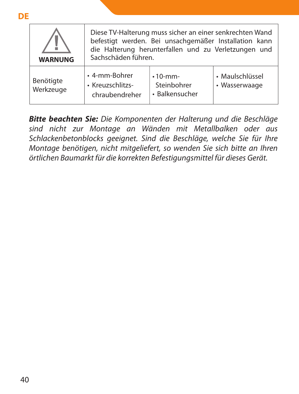 Acme PLB114S User Manual | Page 40 / 100