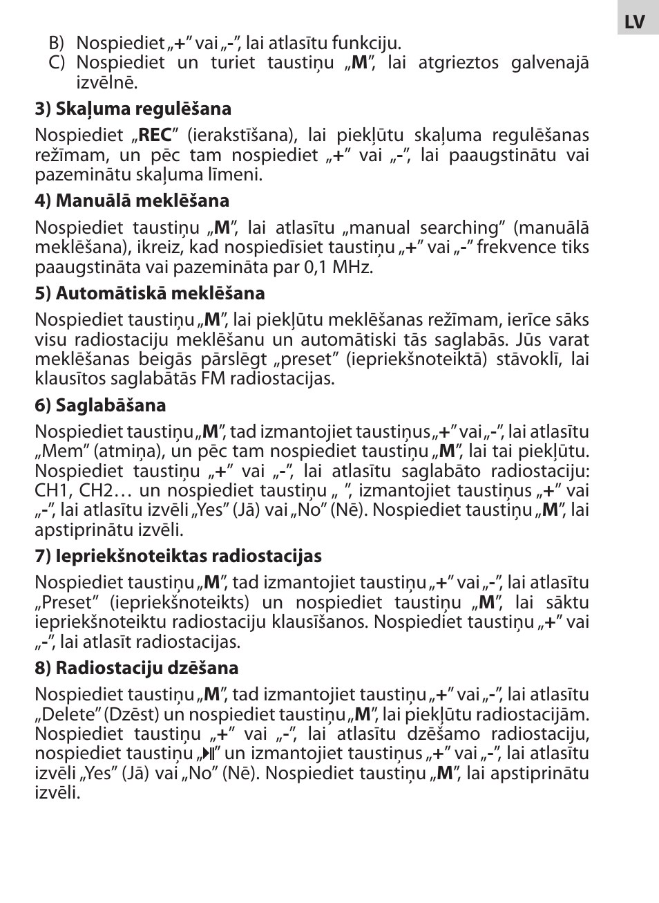 Acme V-130 User Manual | Page 23 / 88