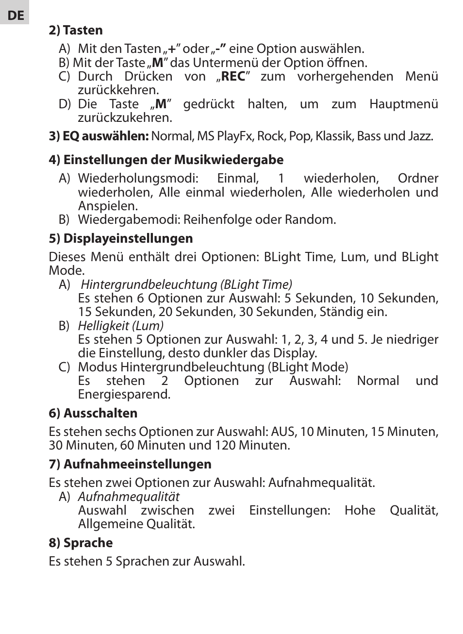 Acme V-130 User Manual | Page 84 / 88