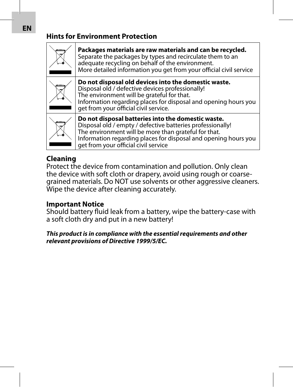 Acme F200-01 User Manual | Page 6 / 40