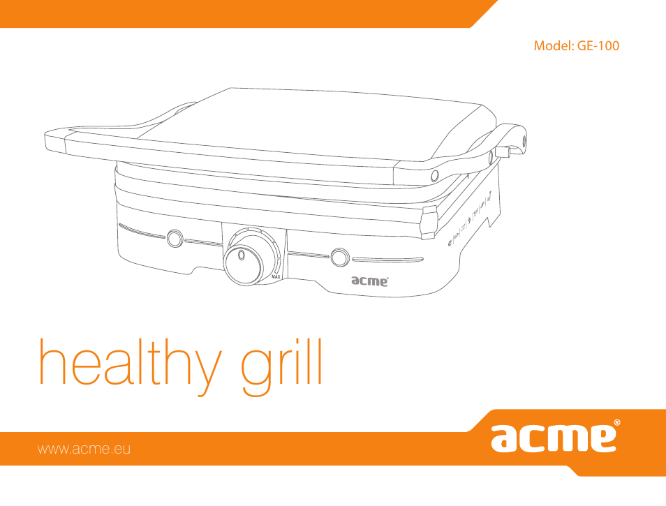 Acme GE100 User Manual | 106 pages