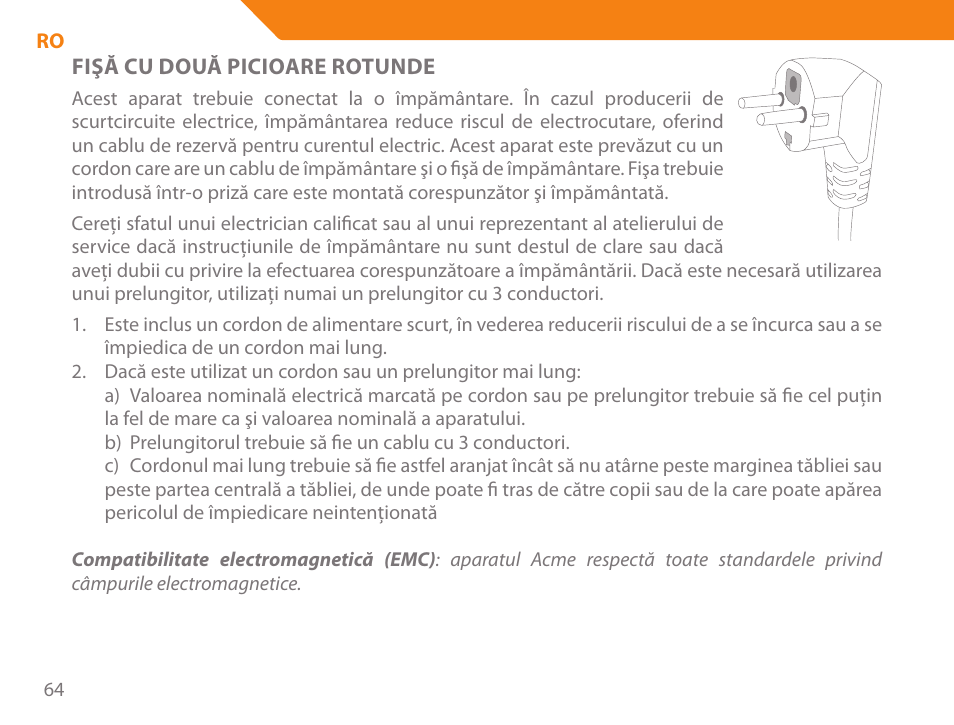 Acme GE100 User Manual | Page 64 / 106
