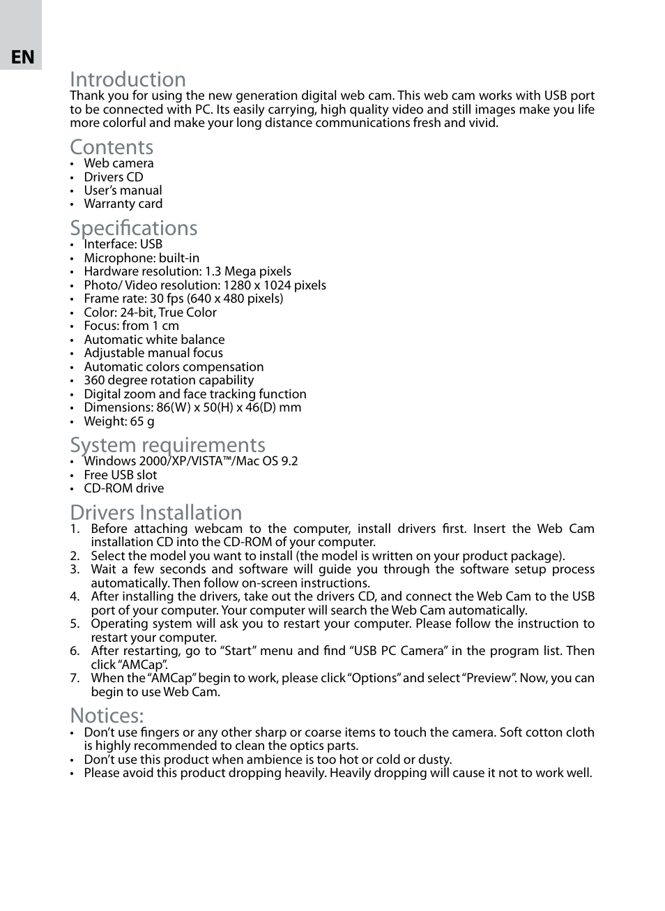 Acme CA09 User Manual | Page 2 / 8