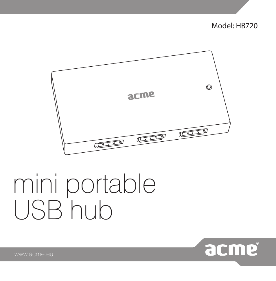 Acme HB720 User Manual | 44 pages