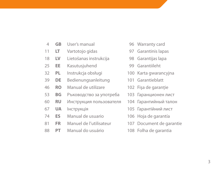 Acme SS207 User Manual | Page 3 / 110
