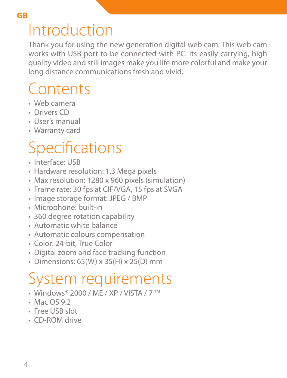 Acme CA11 User Manual | Page 4 / 40