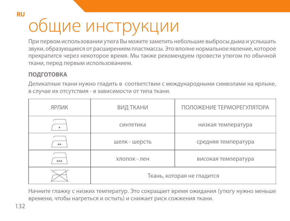 Общие инструкции | Acme IA-200 User Manual | Page 132 / 152