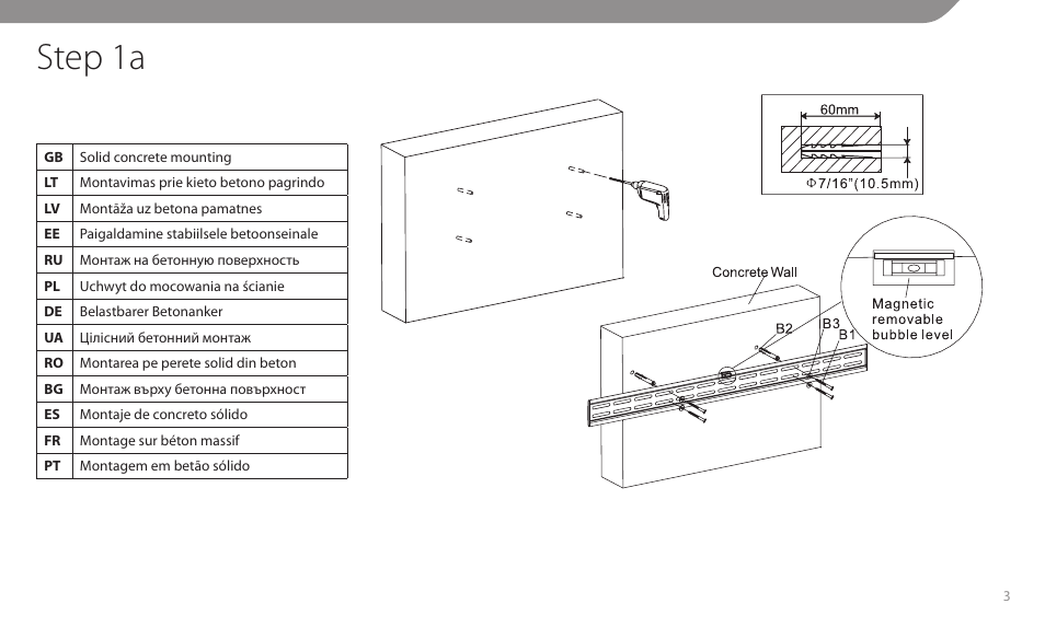 Step 1a | Acme MT108B User Manual | Page 3 / 28