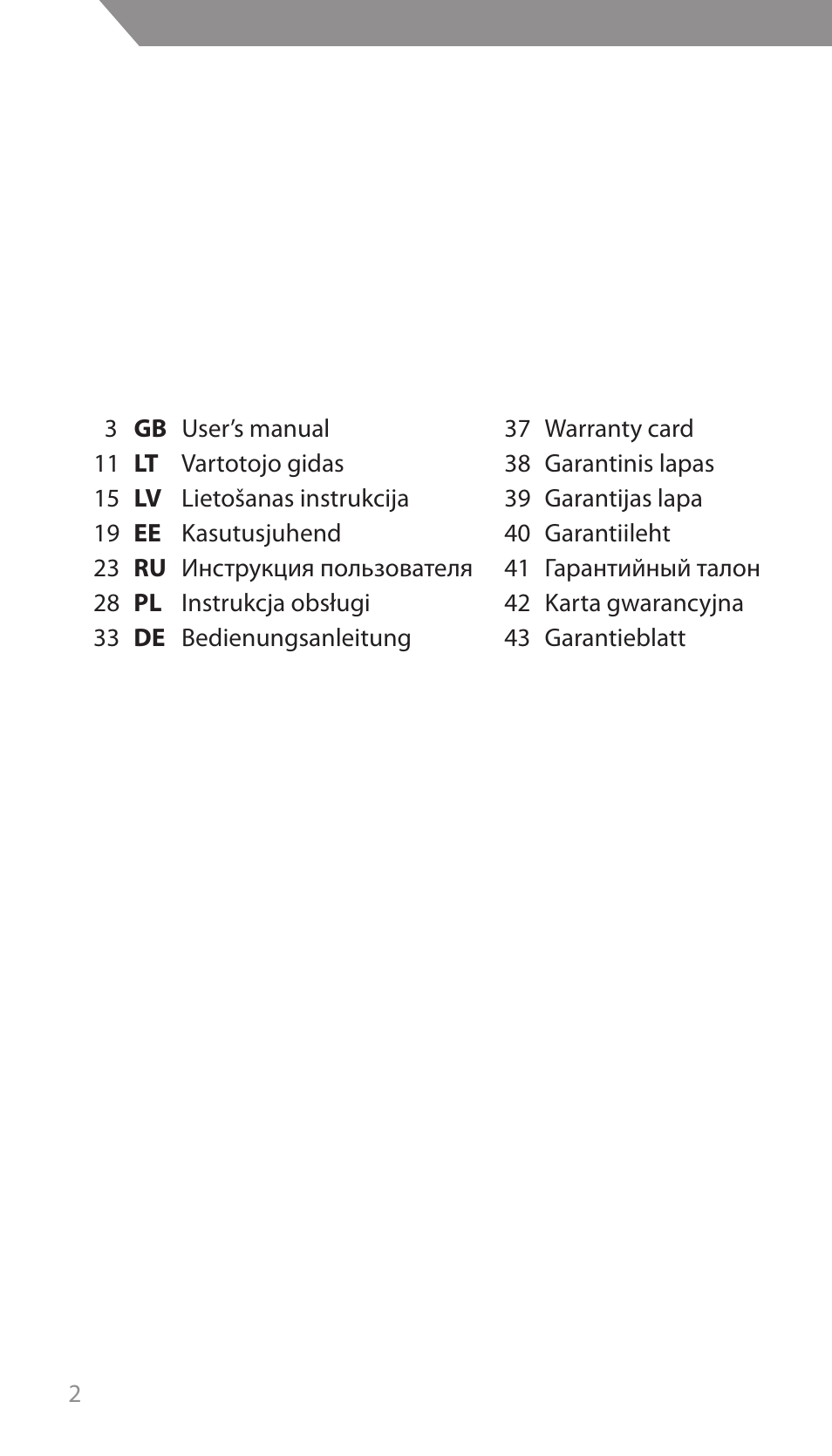 Acme F300 User Manual | Page 2 / 44