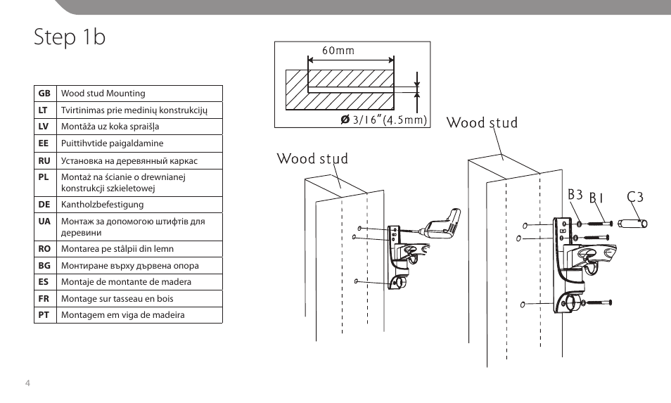 Step 1b | Acme MT105 User Manual | Page 4 / 30