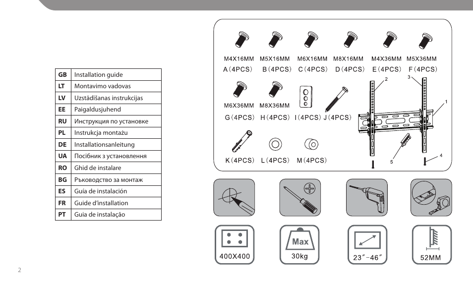 Acme MT104S User Manual | Page 2 / 30