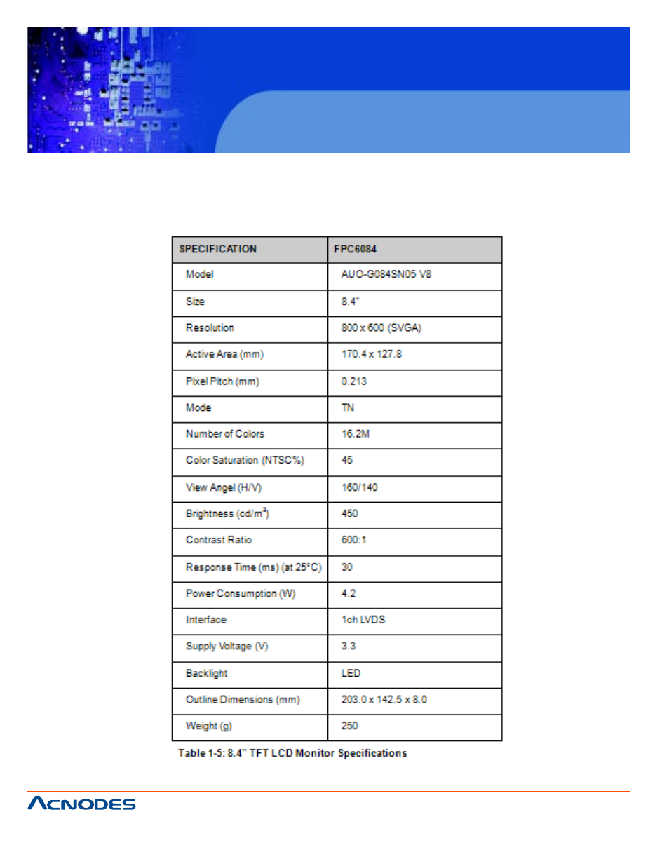 Acnodes FPC 6084 User Manual | Page 18 / 105