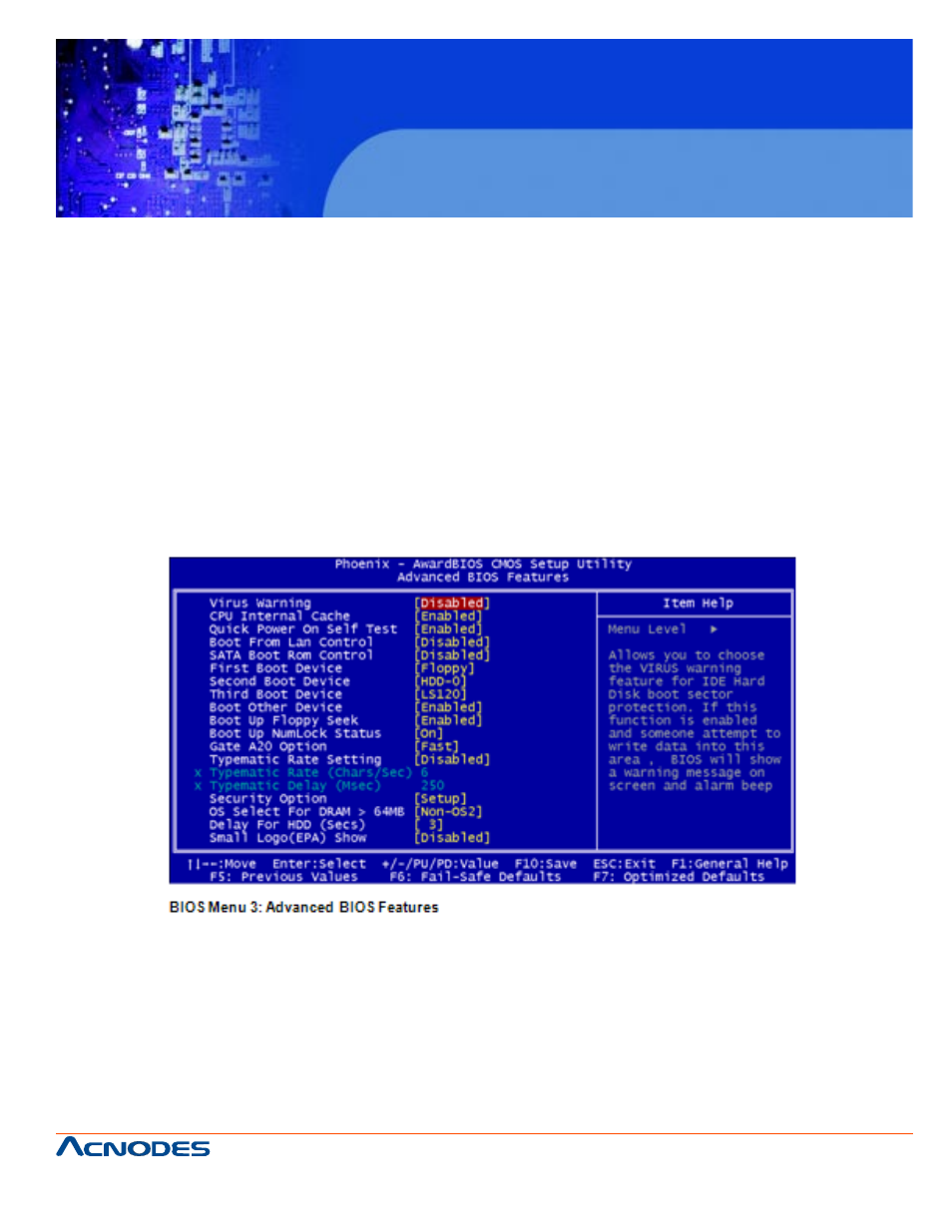 3 advanced bio features | Acnodes FPC 6084 User Manual | Page 67 / 105
