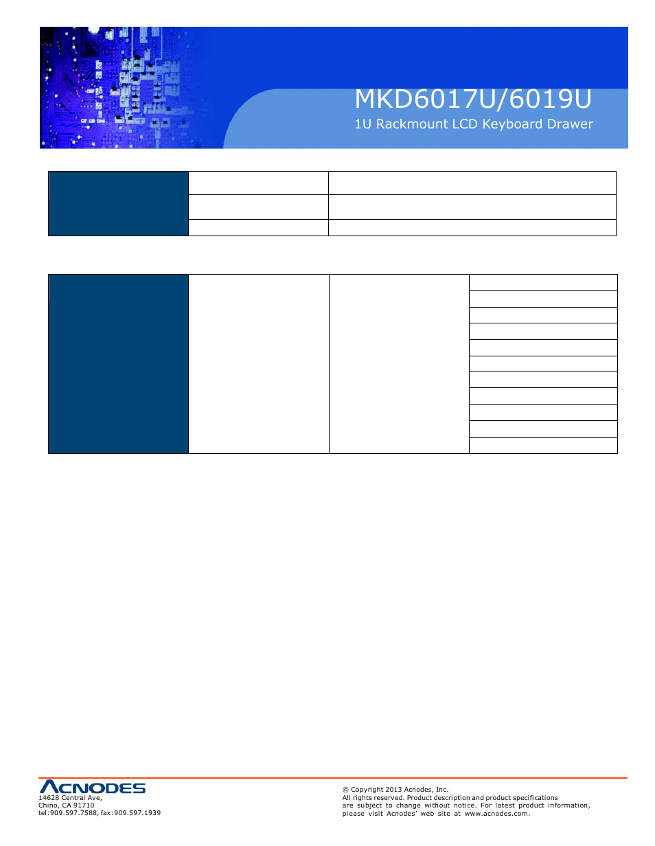 Acnodes MKD 6017U User Manual | Page 11 / 15