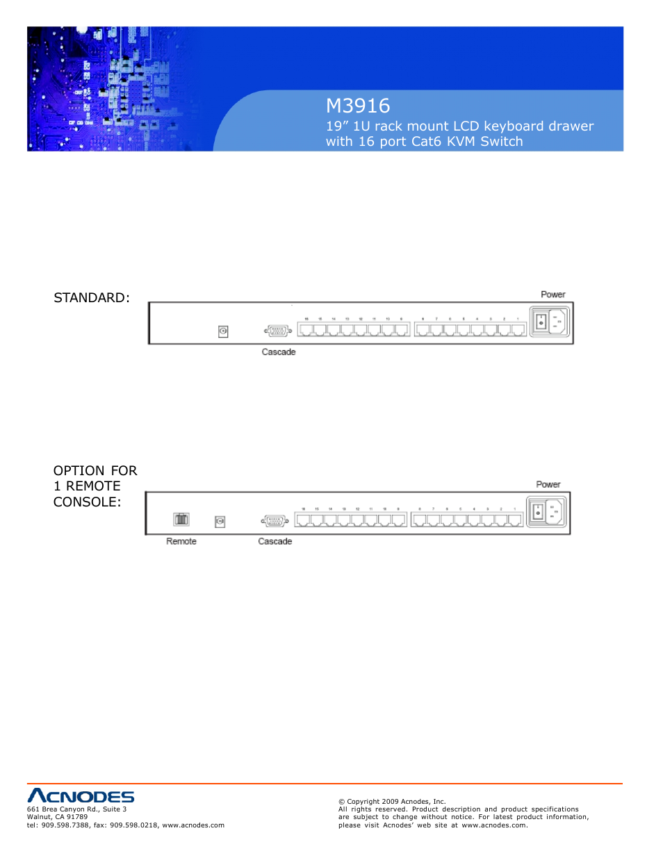 M3916 | Acnodes M 3916 User Manual | Page 16 / 27