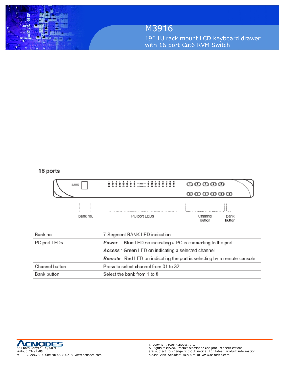 M3916 | Acnodes M 3916 User Manual | Page 21 / 27