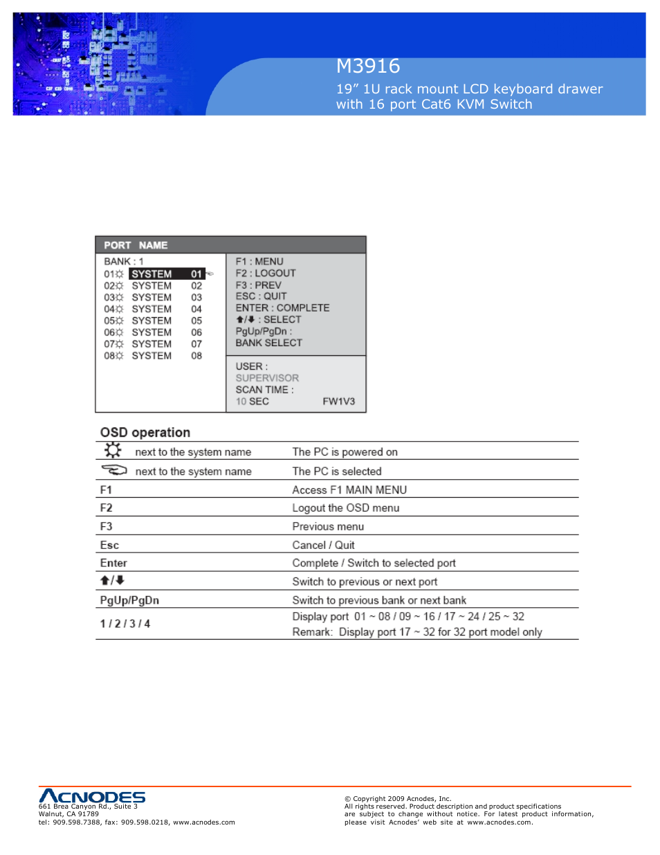 M3916 | Acnodes M 3916 User Manual | Page 23 / 27