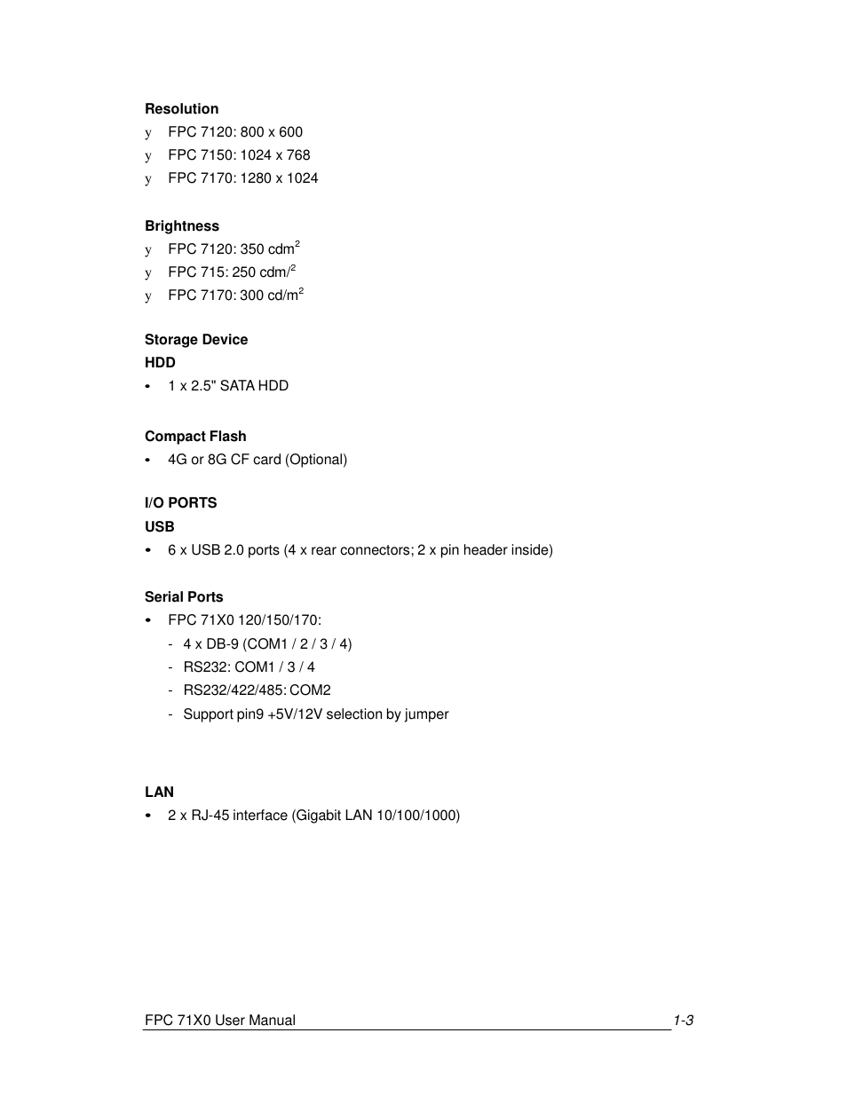 Acnodes FPC 7150 User Manual | Page 11 / 80