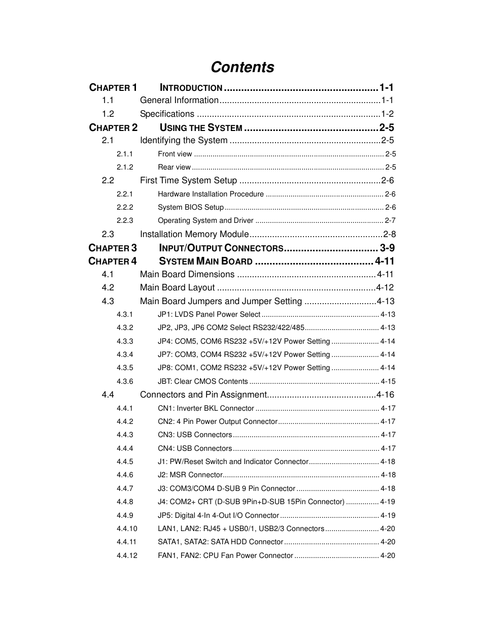 Acnodes FPC 7150 User Manual | Page 6 / 80