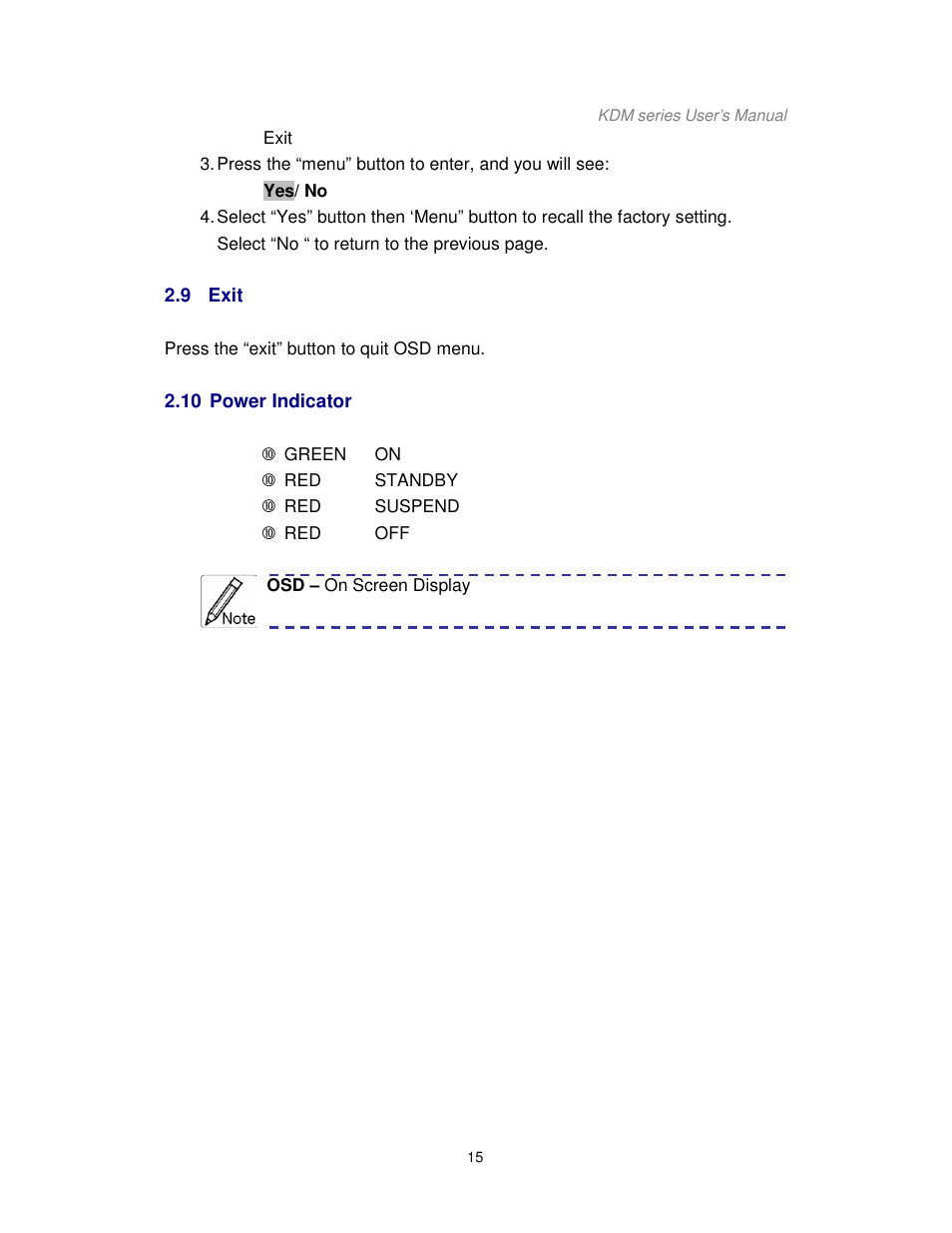 Acnodes KDM 7178 User Manual | Page 20 / 61