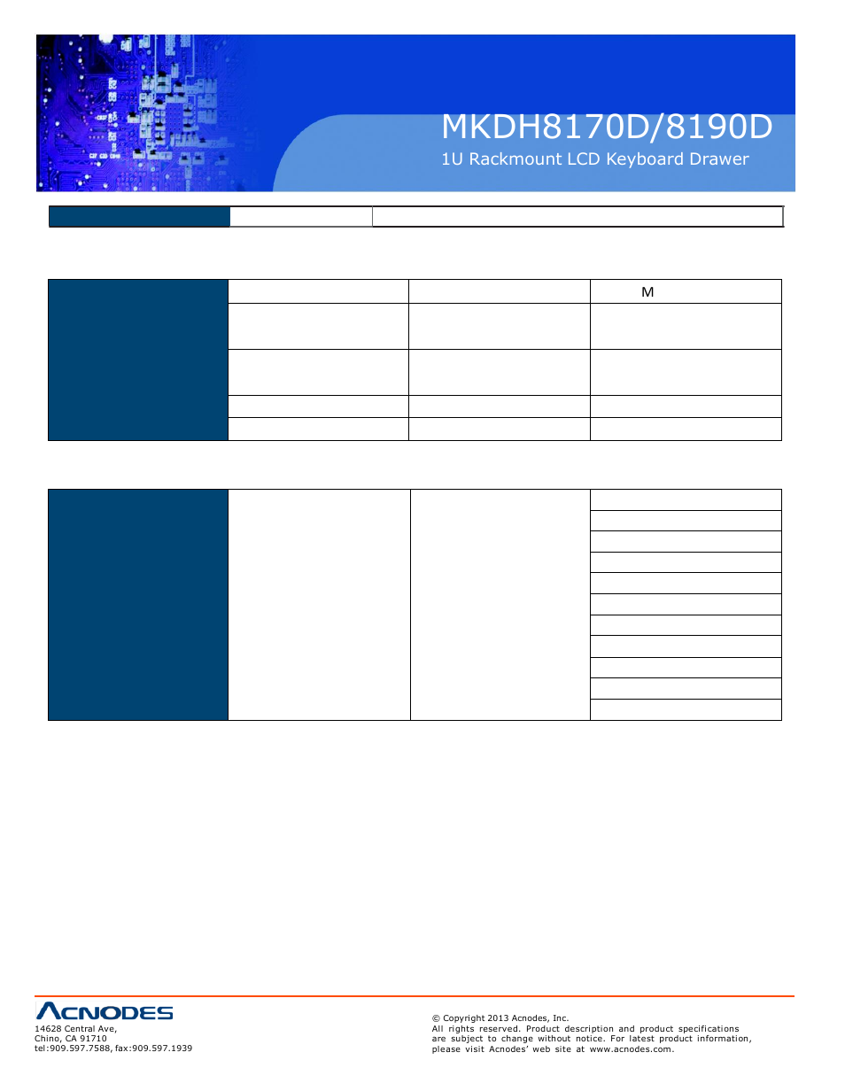 Acnodes MKDH 8190D User Manual | Page 11 / 16