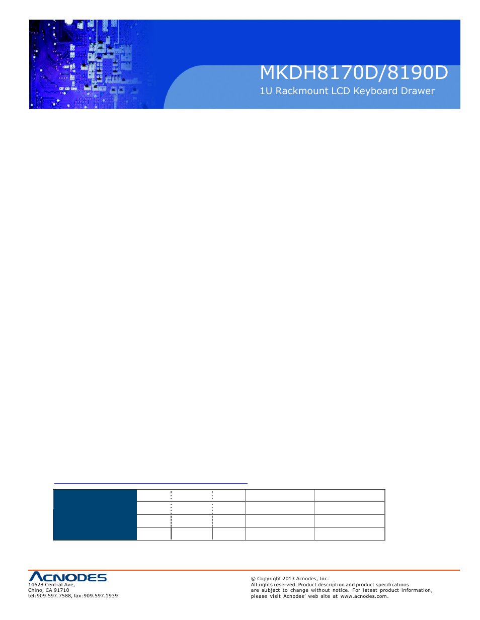 Acnodes MKDH 8190D User Manual | Page 3 / 16
