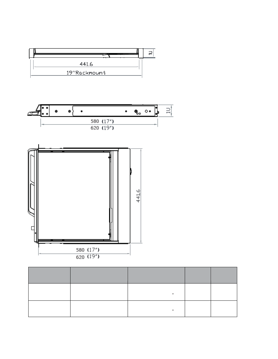 2 > dimension | Acnodes MKDH 8190D User Manual | Page 6 / 16