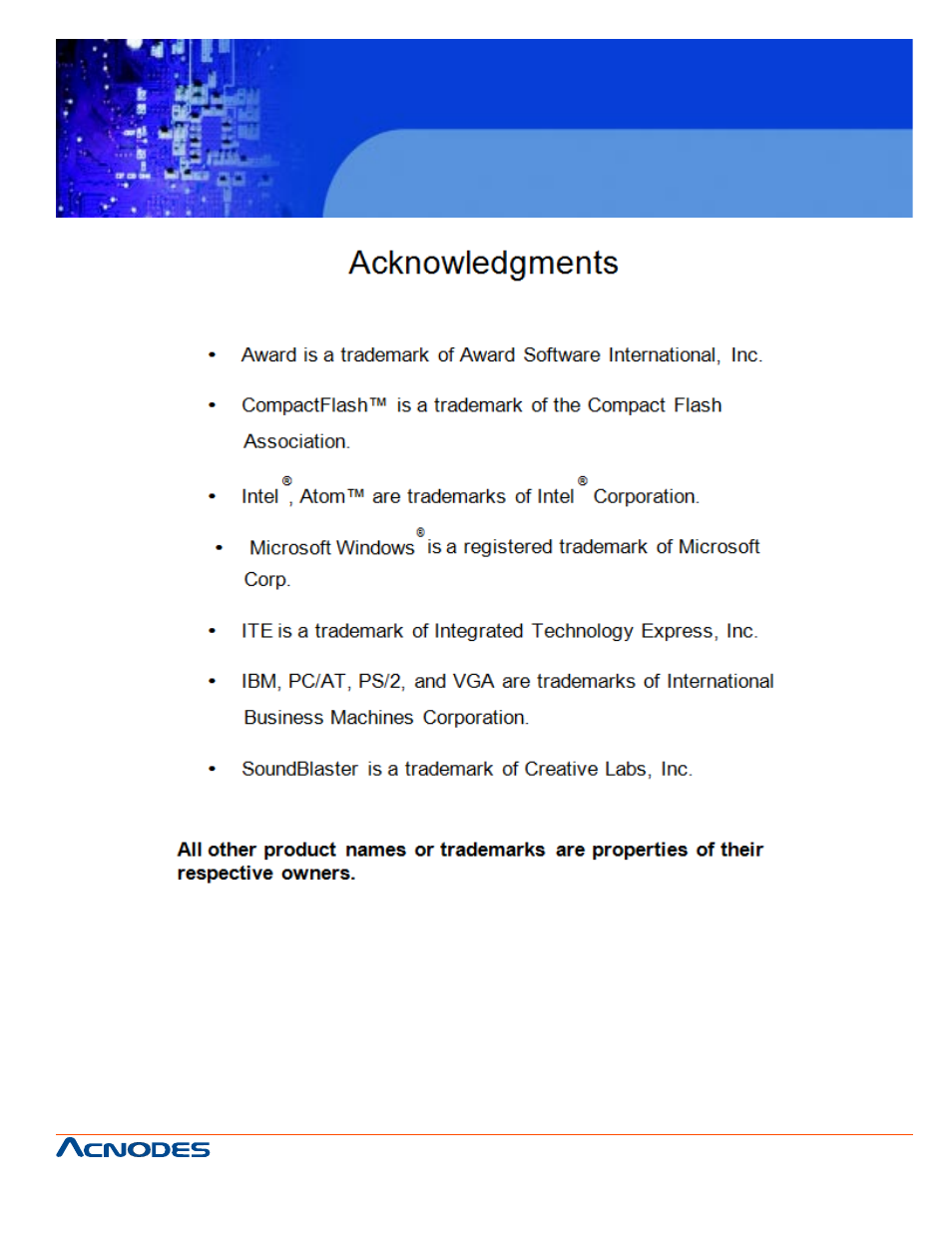 Fes6831 | Acnodes FES 6831 User Manual | Page 3 / 50