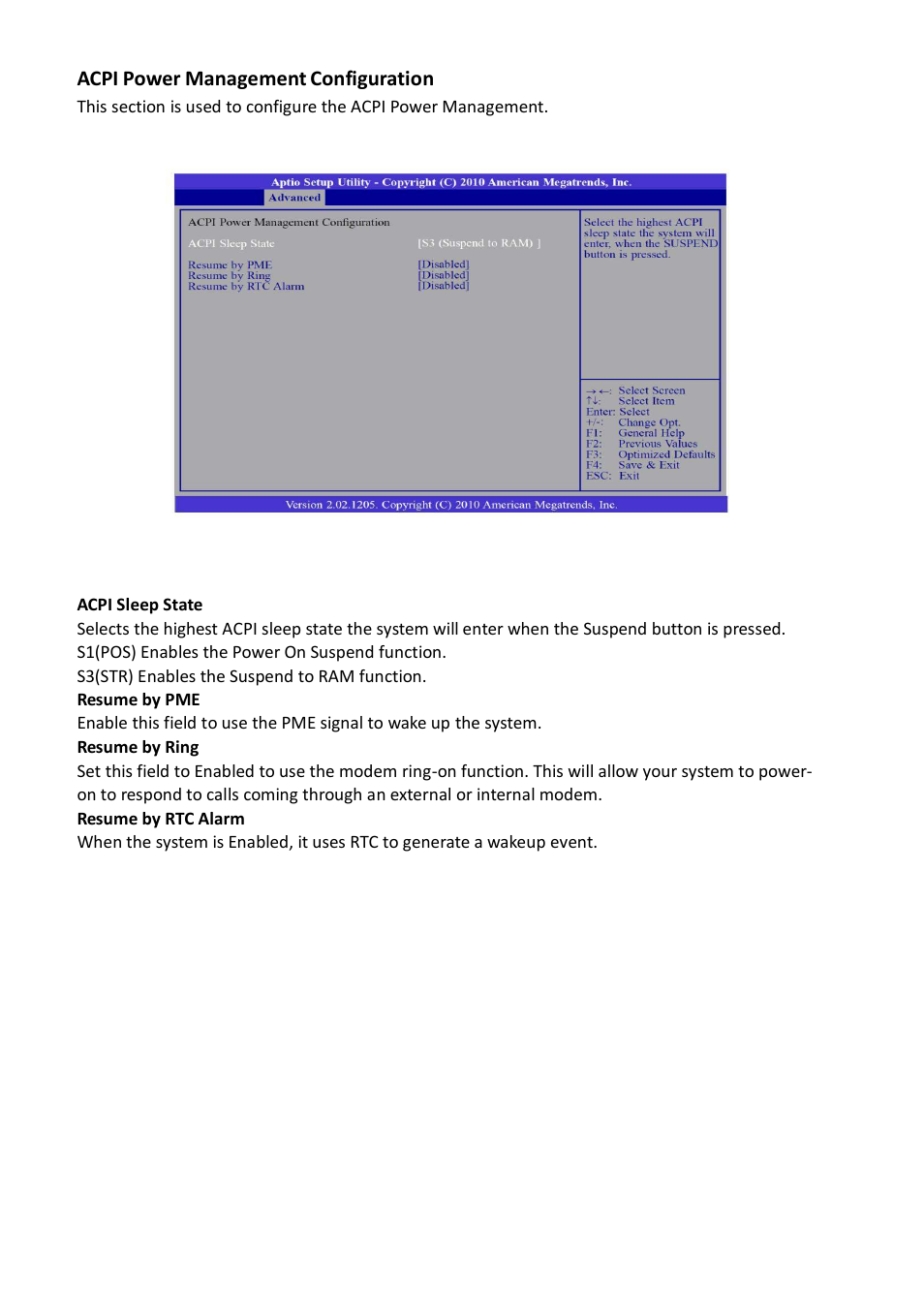 Acpi power management configuration | Acnodes FES 5313 User Manual | Page 33 / 117