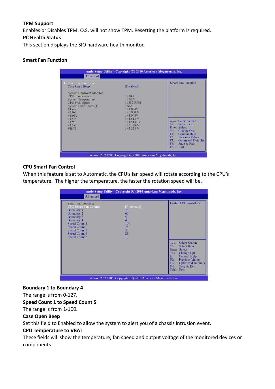 Smart fan function | Acnodes FES 5313 User Manual | Page 34 / 117