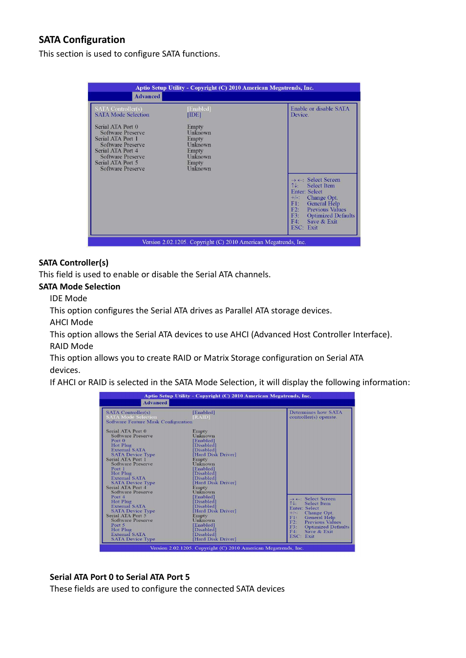 Sata configuration | Acnodes FES 5313 User Manual | Page 36 / 117