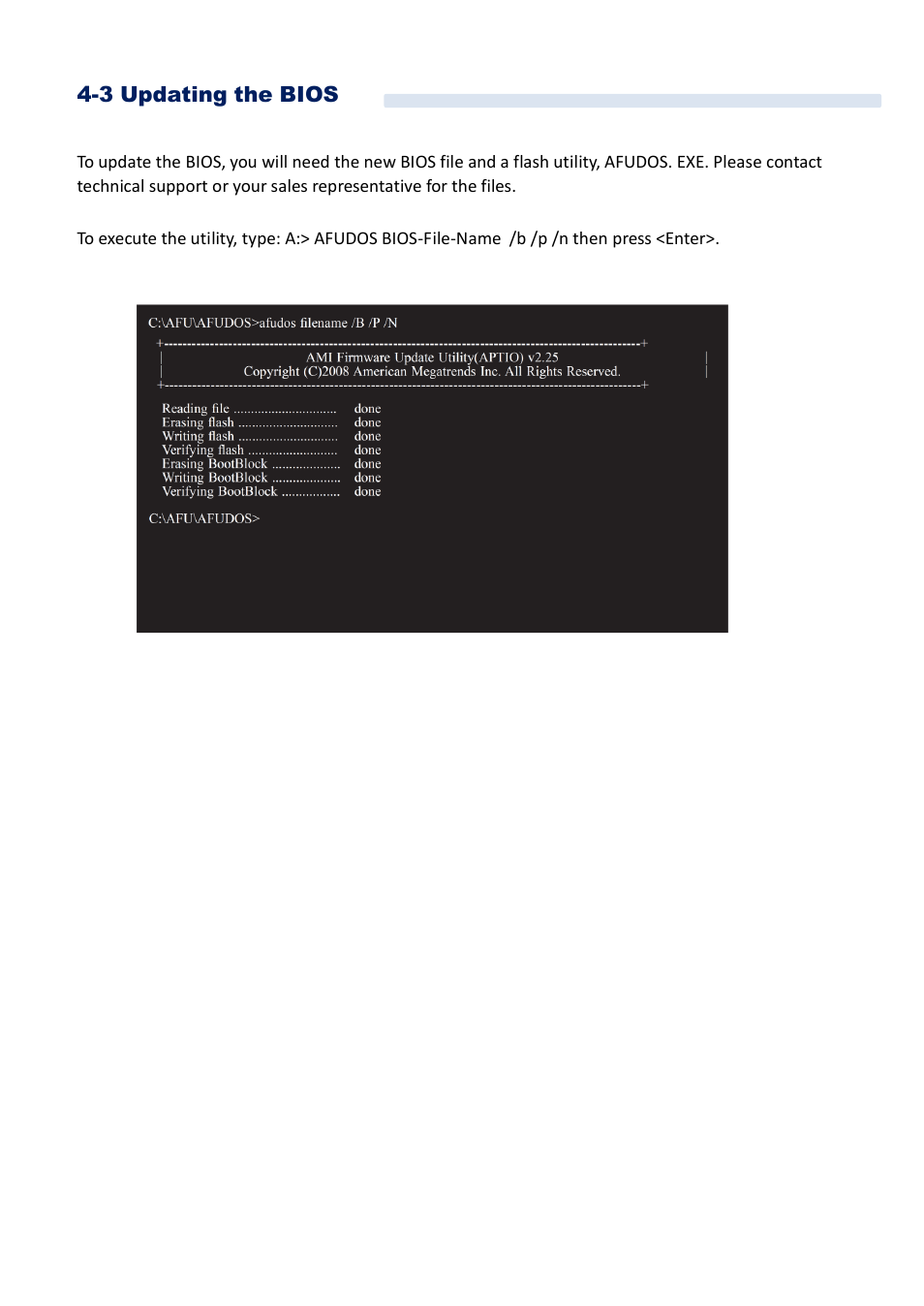 3 updating the bios | Acnodes FES 5313 User Manual | Page 54 / 117