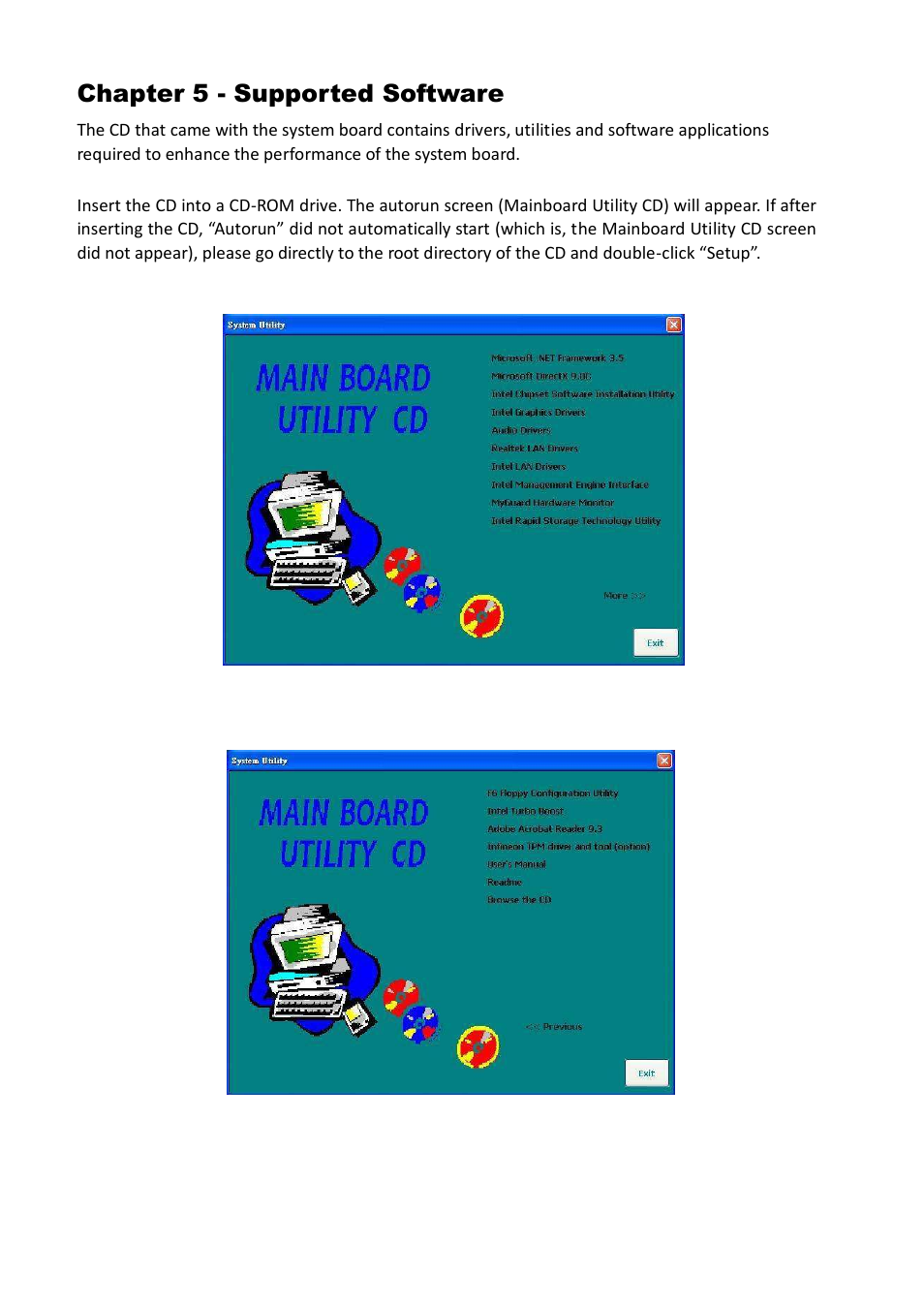 Chapter 5 - supported software | Acnodes FES 5313 User Manual | Page 55 / 117