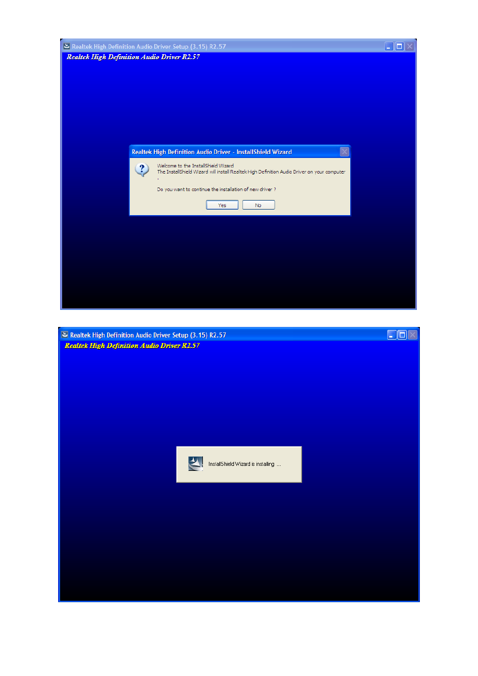 Step 3 . click yes to continue the installation, Step 4. wait for installation | Acnodes PCH 3582 User Manual | Page 70 / 87