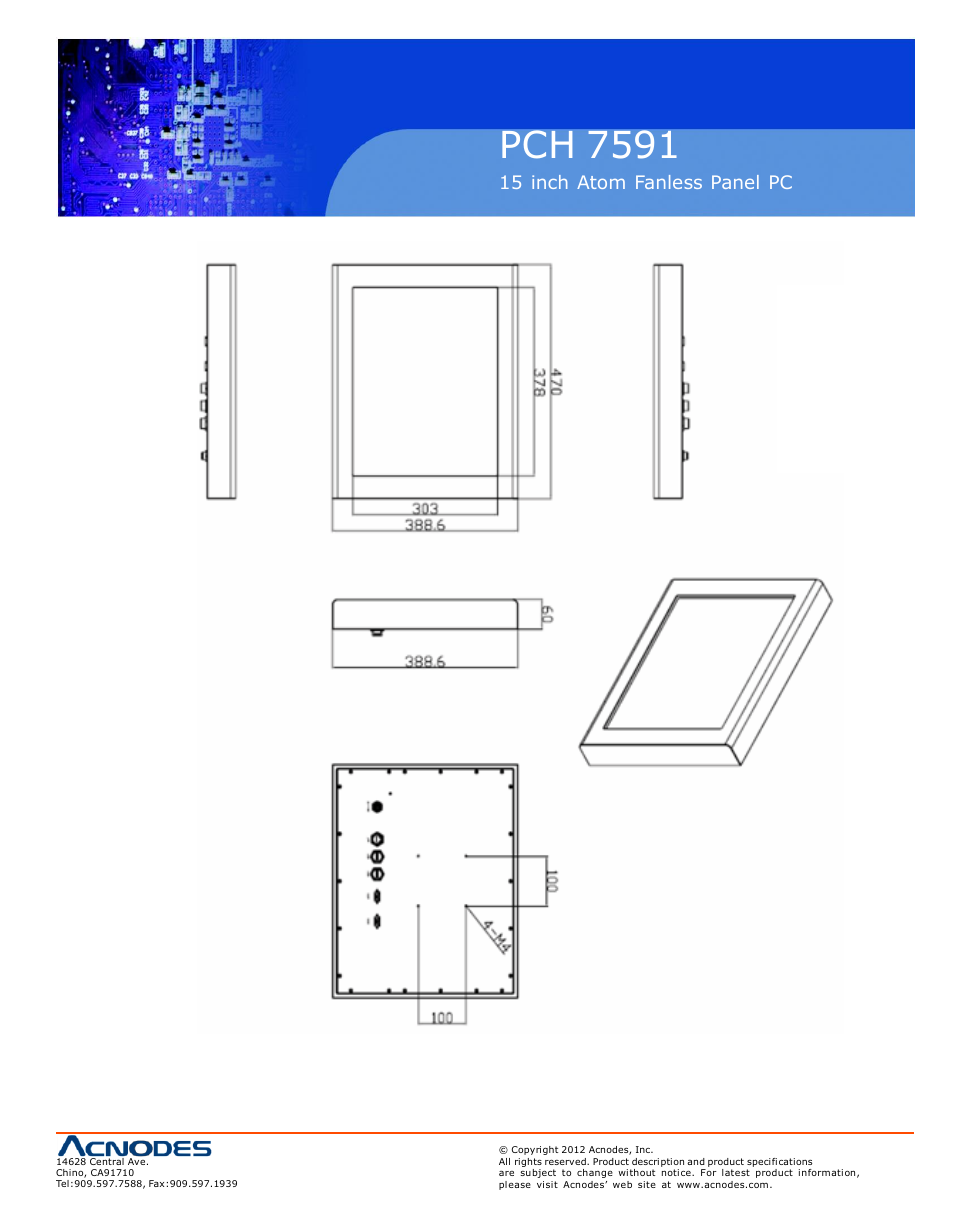 Pch 7591 | Acnodes PCH 7591 User Manual | Page 11 / 99