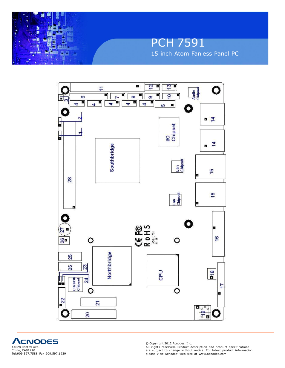 Pch 7591 | Acnodes PCH 7591 User Manual | Page 14 / 99