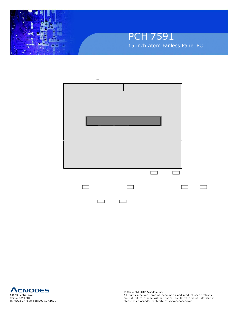 Pch 7591, 10 set administrator/user password | Acnodes PCH 7591 User Manual | Page 58 / 99