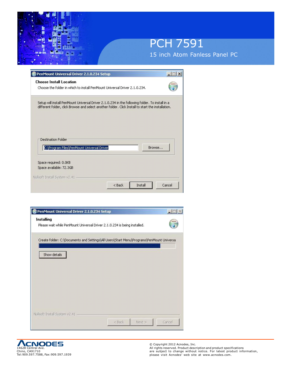 Pch 7591 | Acnodes PCH 7591 User Manual | Page 87 / 99