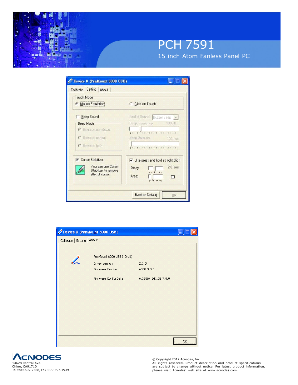 Pch 7591 | Acnodes PCH 7591 User Manual | Page 94 / 99