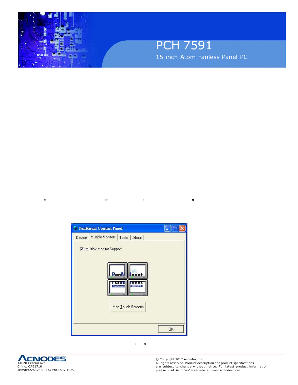 Pch 7591 | Acnodes PCH 7591 User Manual | Page 95 / 99